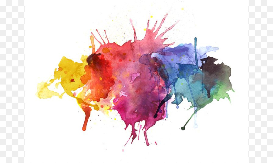 Watercolor painting Illustration - Paint Splatter Image png download - 736*539 - Free Transparent Watercolor Painting png Download.