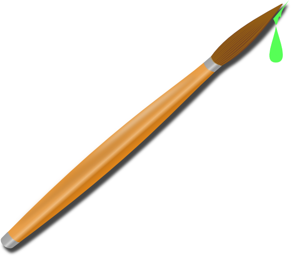 Paintbrush Clip Art Paintbrushes Cliparts Png Download 600528