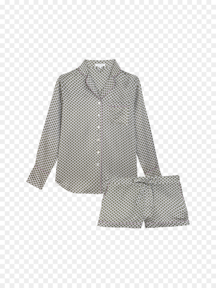 Blouse Pajamas Silk Nightwear Nightshirt - others png download - 1890*2520 - Free Transparent Blouse png Download.