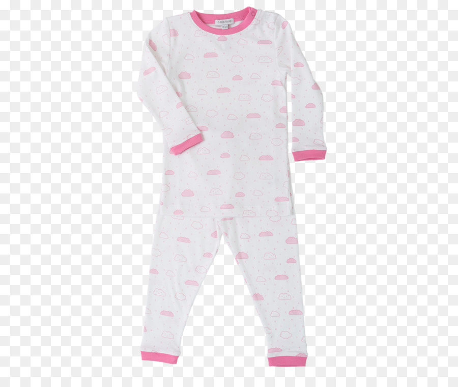 Pajamas Baby & Toddler One-Pieces Sleeve Bodysuit Pink M - pink clouds png download - 570*750 - Free Transparent Pajamas png Download.