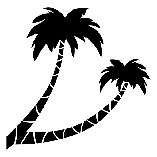 Drawing Silhouette - vector palm leaves png download - 512*512 - Free ...