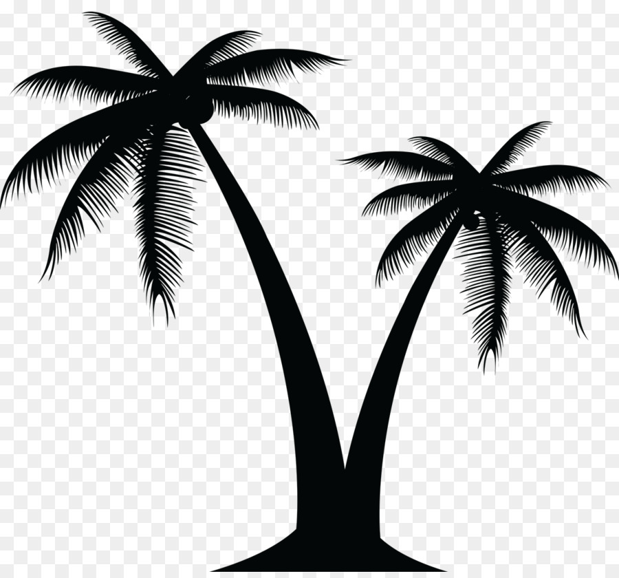 Free Palm Tree Beach Silhouette, Download Free Palm Tree Beach ...