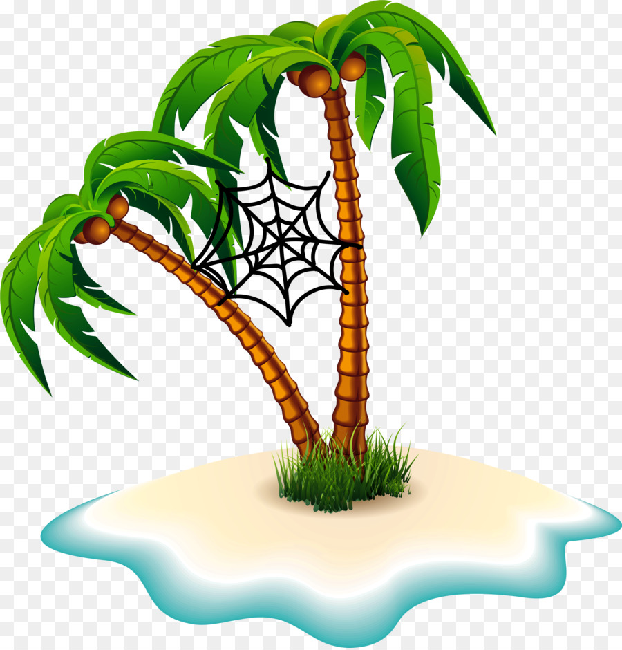 Palm trees Clip art Portable Network Graphics Transparency Image - summer beach cartoon png tree tropical png download - 3841*4001 - Free Transparent Palm Trees png Download.
