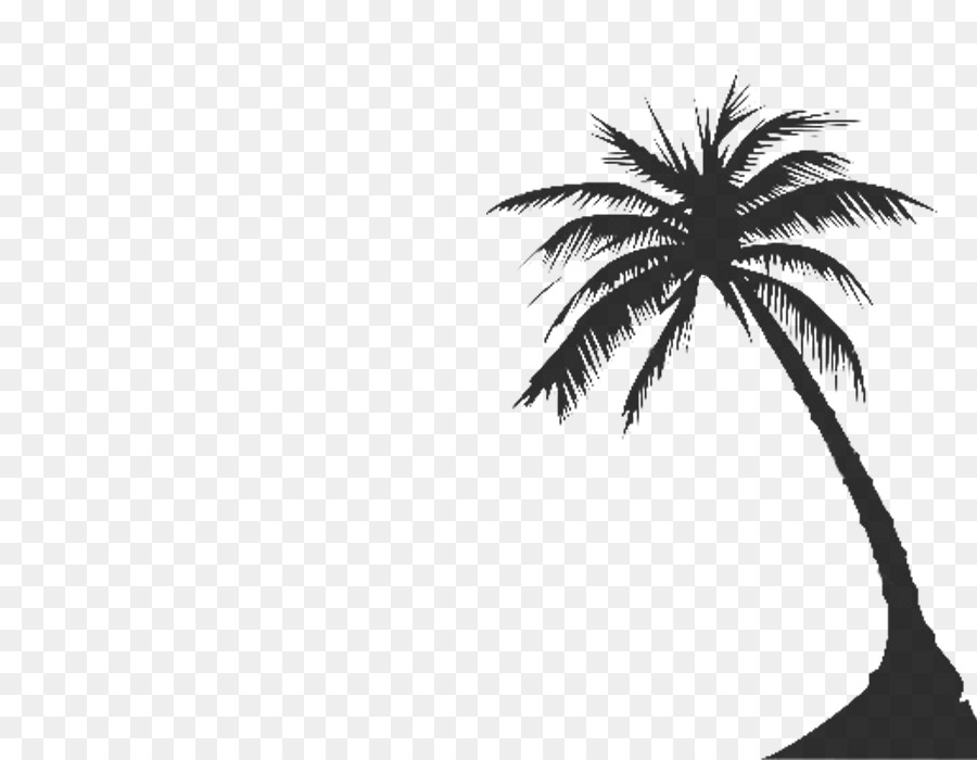 palm tree silhouette clip art no background