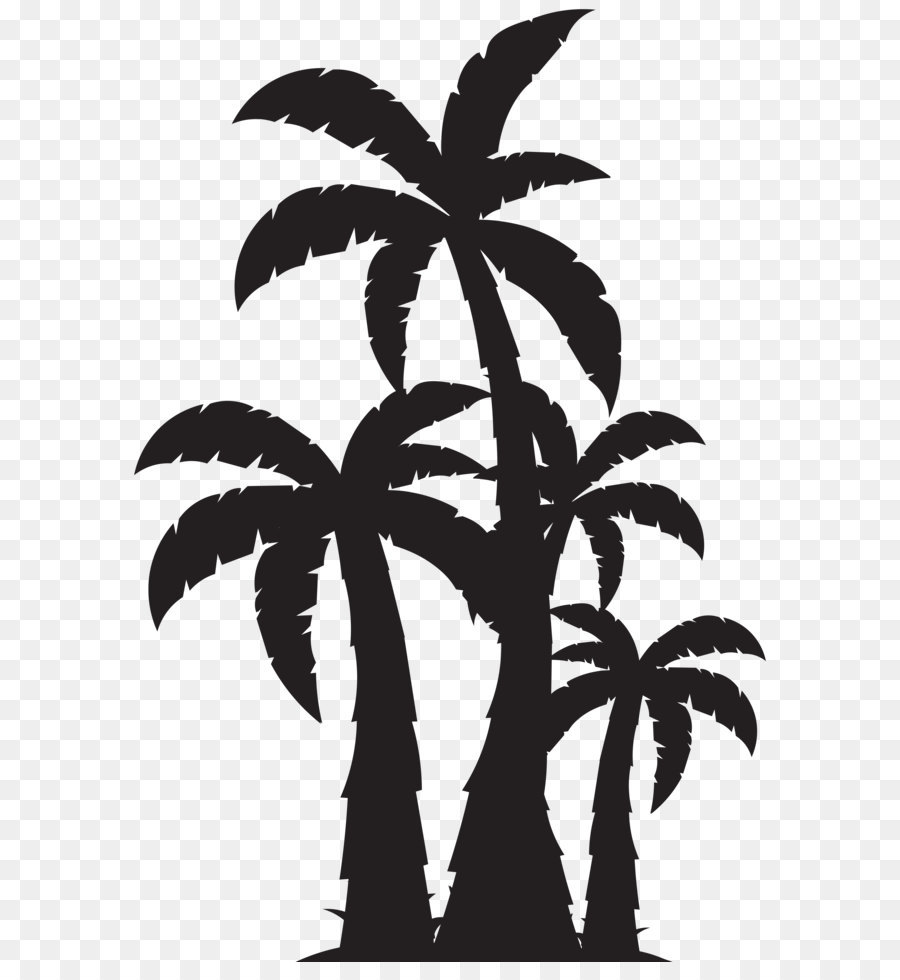 Arecaceae Tree Clip art - Palm Trees Silhouette Clip Art Image png download - 5408*8000 - Free Transparent Tyrannosaurus png Download.