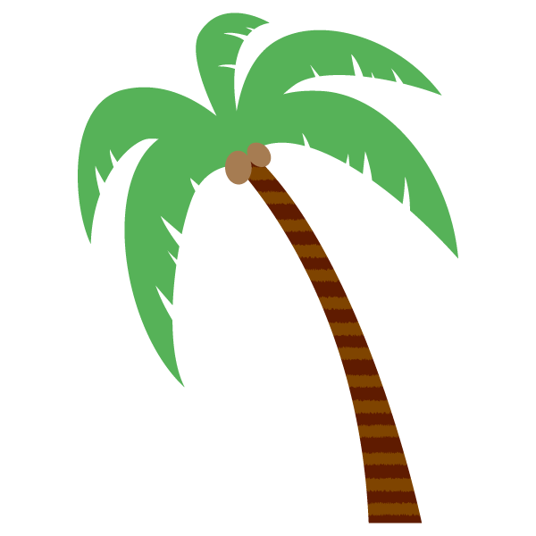 Palm trees Vector graphics Coconut Design - png download - 600*600 ...