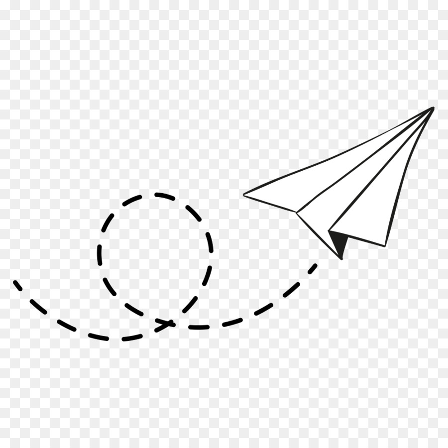 Airplane Paper plane - dotted line png download - 1000*1000 - Free Transparent Airplane png Download.