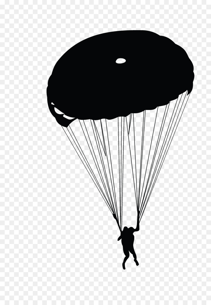 Parachute Silhouette Parachuting - parachute png download - 1050*1502 - Free Transparent Parachute png Download.