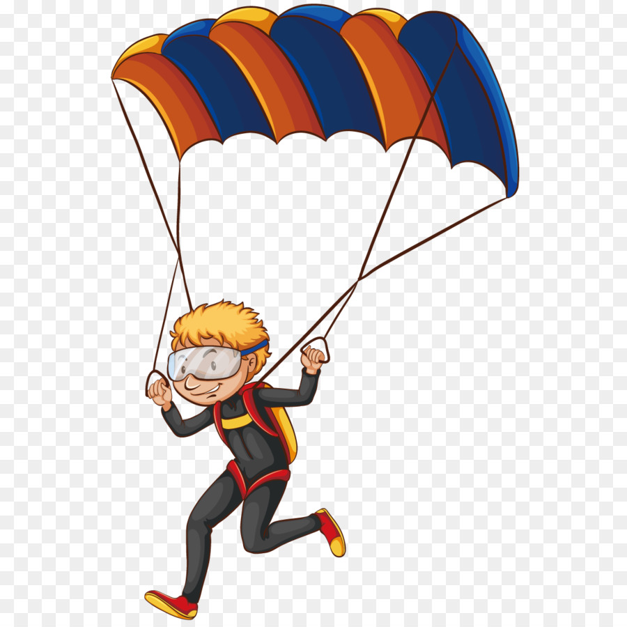 Parachuting Parachute Silhouette - parachute png download - 1718*1430 ...