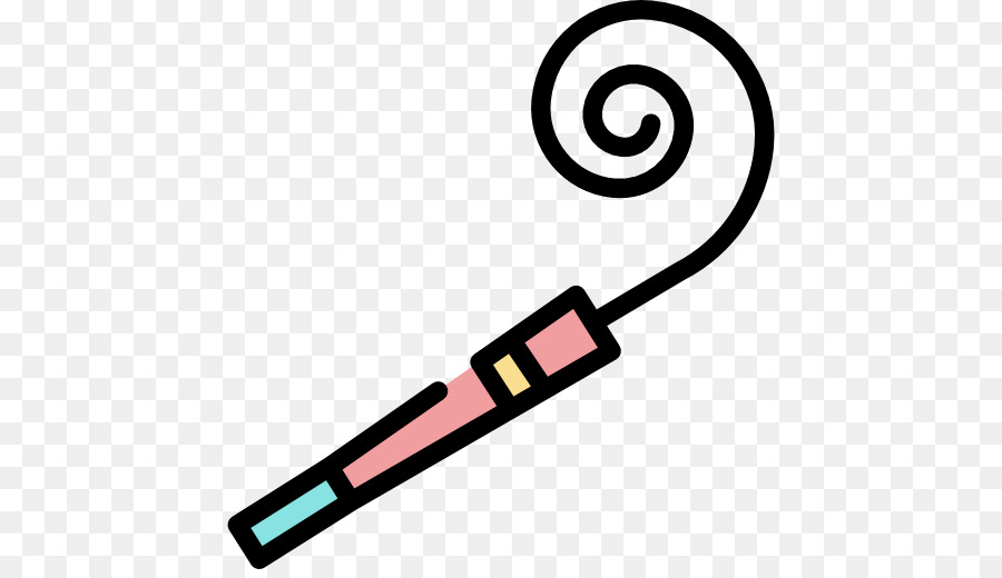 Party horn Birthday Clip art - party blower png download - 512*512 - Free Transparent Party Horn png Download.