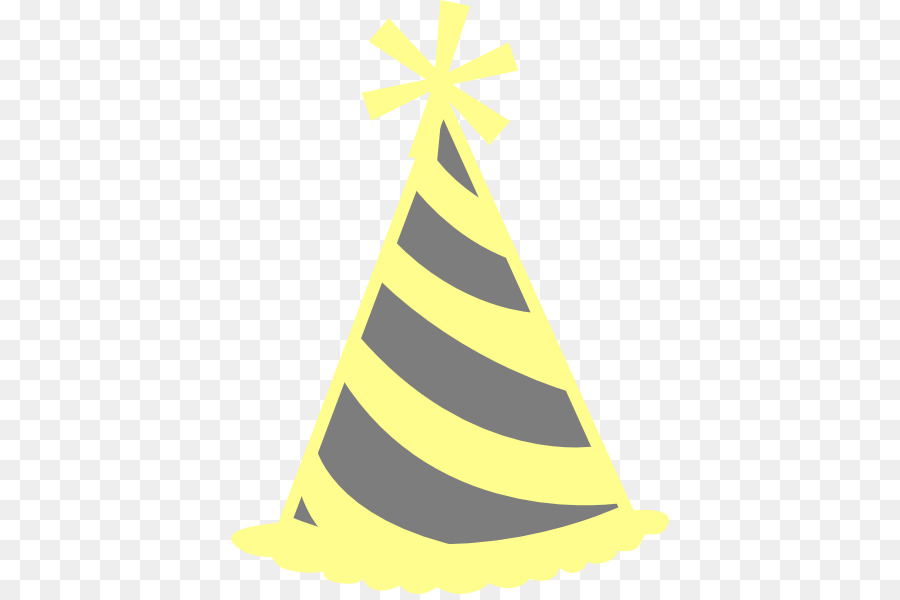 Party hat Party horn Clip art - yellow hat png download - 438*594 - Free Transparent Party Hat png Download.