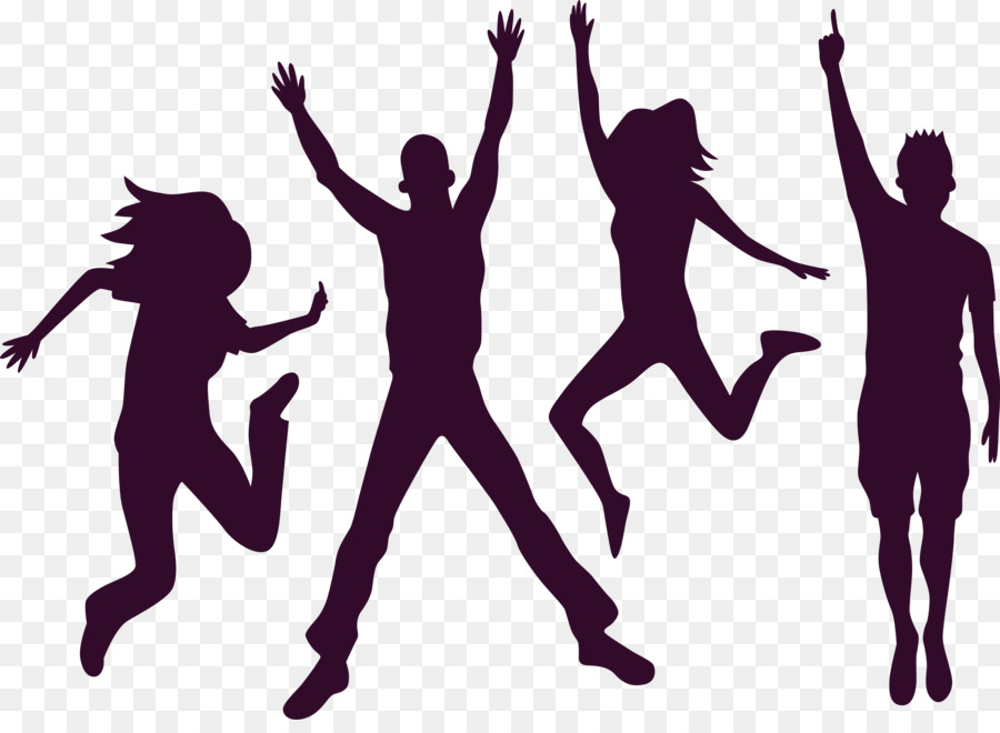 Silhouette Party - Carnival party silhouette png download - 5010*3609 - Free Transparent Silhouette png Download.