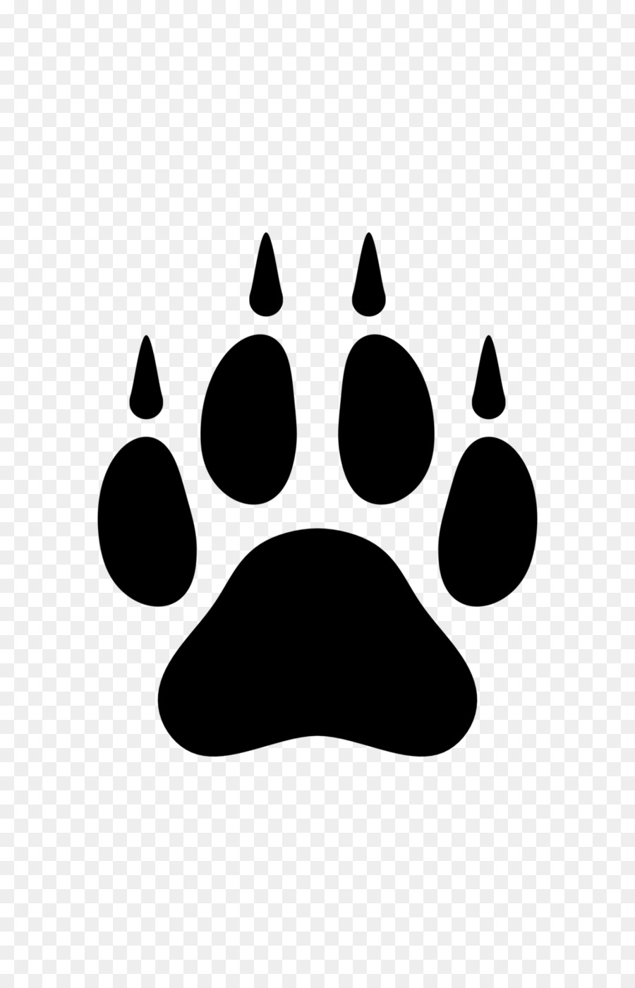 Dog Arctic wolf Paw Clip art - Wolf Paw png download - 1024*1583 - Free Transparent Dog png Download.