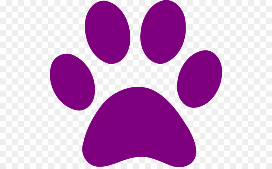 Dog Cougar Cat Paw Tiger - Paw Print Cliparts png download - 570*554 - Free Transparent Dog png Download.