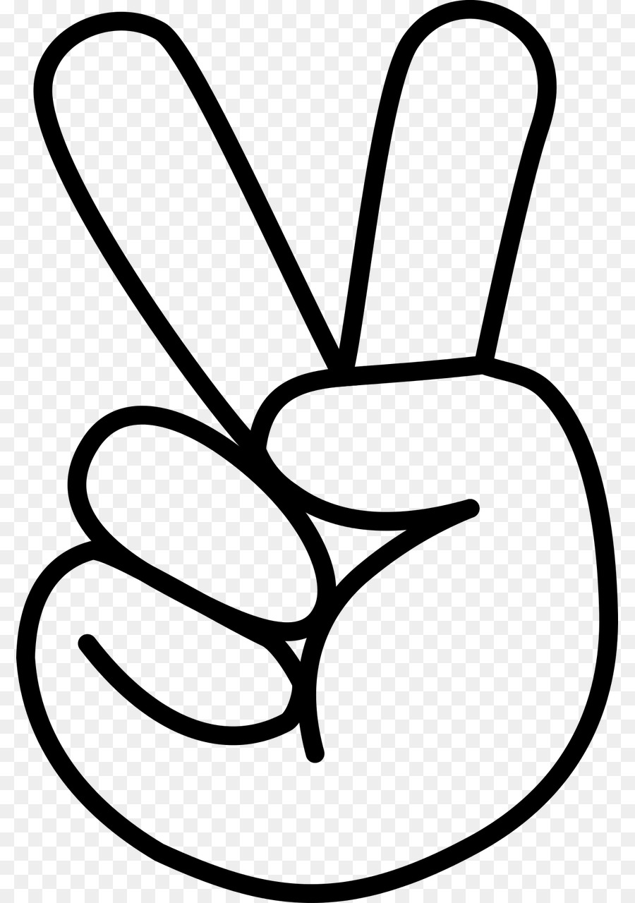 V sign Peace symbols Drawing - hand png download - 853*1280 - Free Transparent V Sign png Download.
