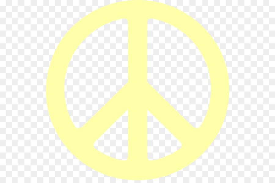 Peace symbols Trademark Logo Yellow - Printable Peace Sign png download - 600*591 - Free Transparent Peace Symbols png Download.