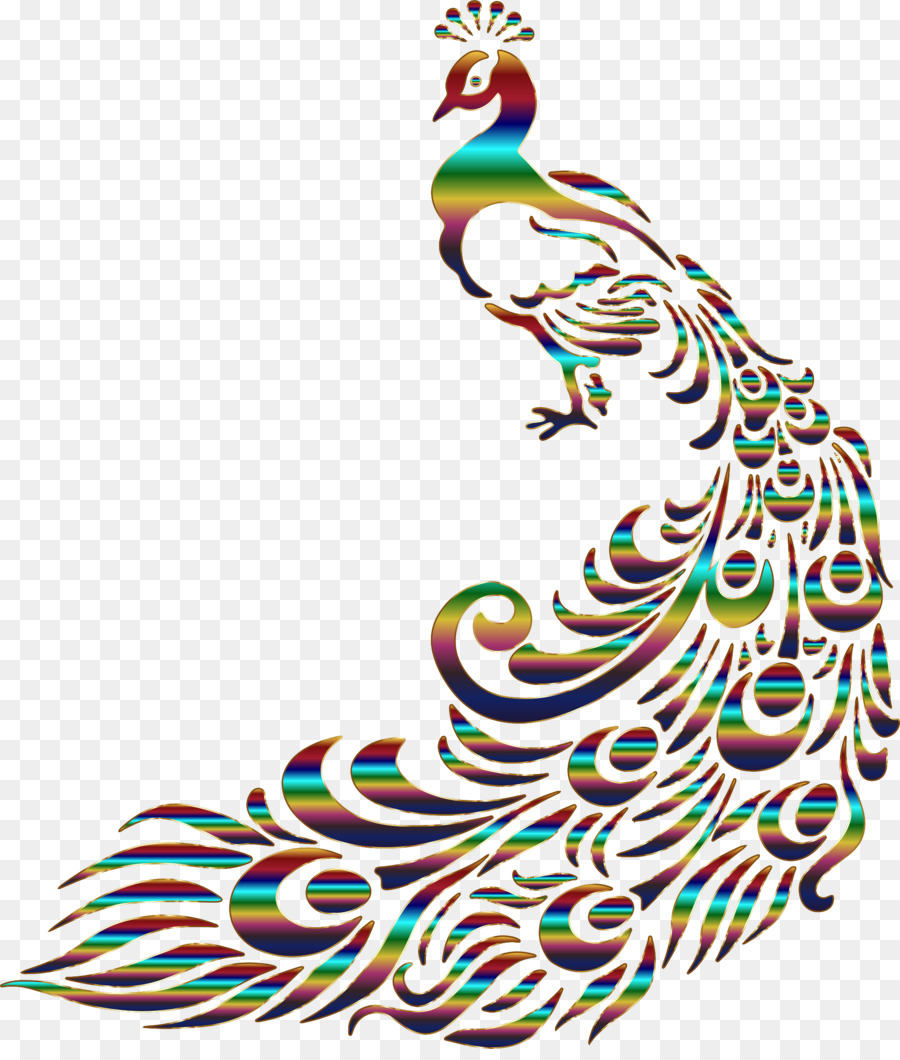Peafowl Silhouette Drawing Clip art - peacock png download - 1980*2308 - Free Transparent Peafowl png Download.