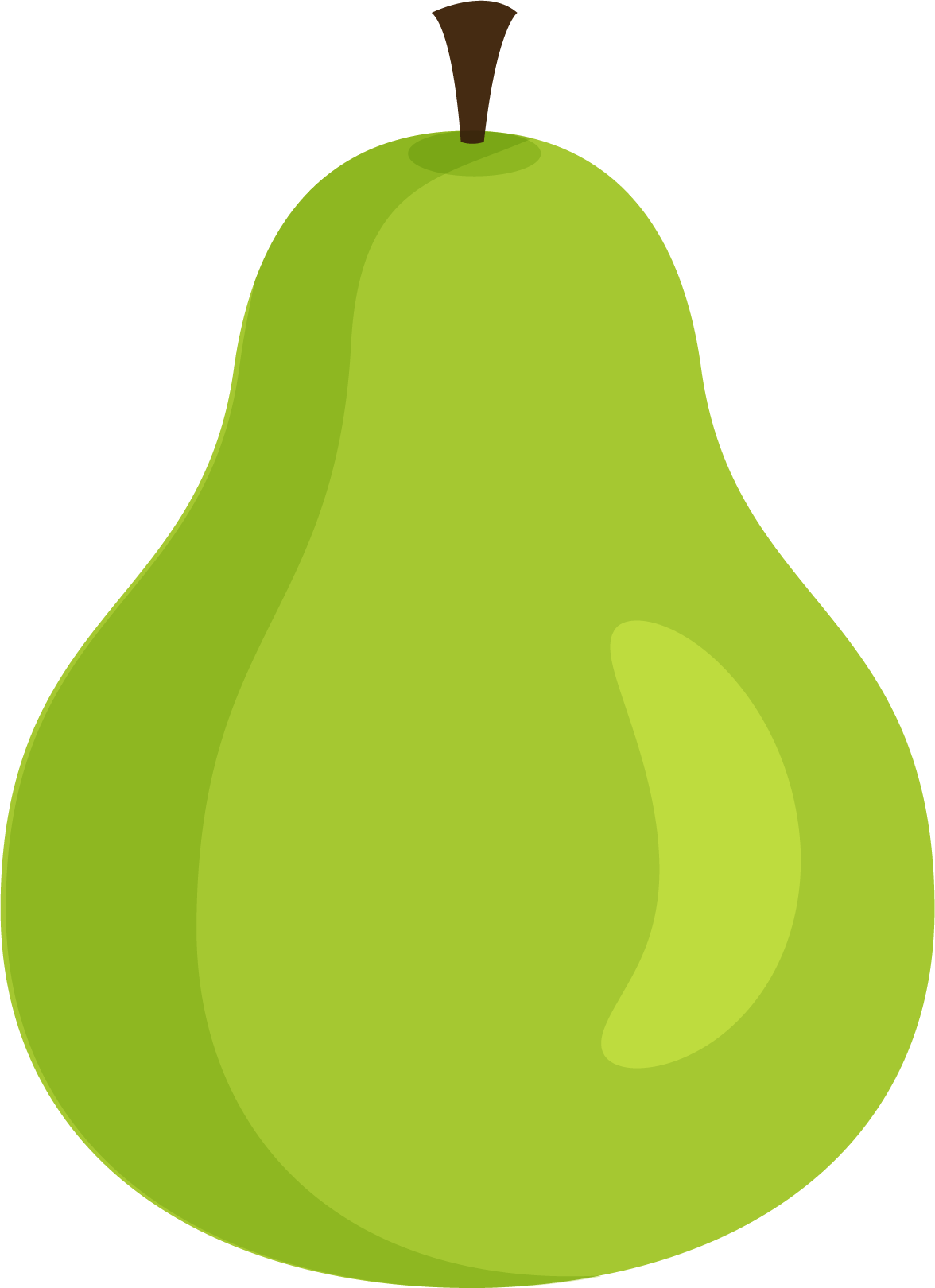Pear Download Green Cartoon Pear Png Download 11761620 Free