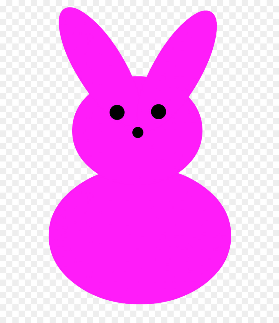 Rabbit Easter Bunny Peeps - peep png download - 645*1024 - Free Transparent  png Download.