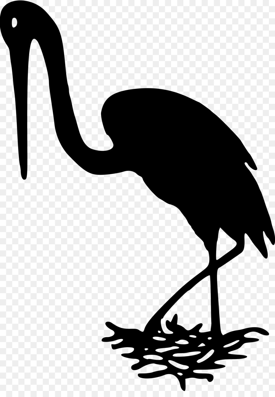 Bird Pelican White stork Silhouette Clip art - Bird png download - 1757*2500 - Free Transparent Bird png Download.
