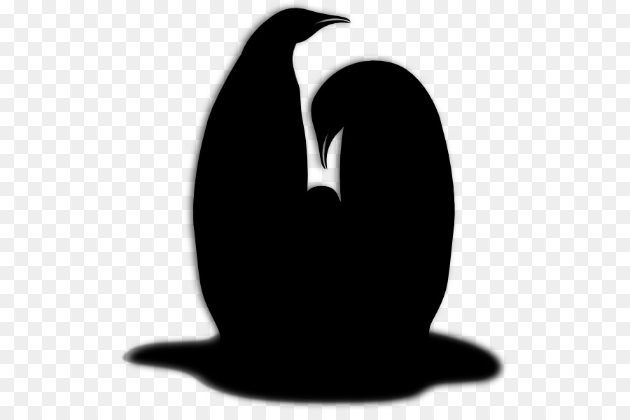 Penguin Clip art Silhouette Beak -  png download - 555*587 - Free Transparent Penguin png Download.