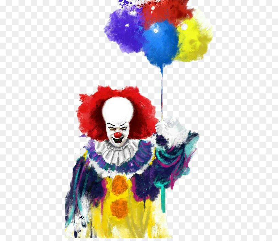 It Stephen King Clown Art Horror - pennywise drawing png download - 480*771 - Free Transparent It png Download.