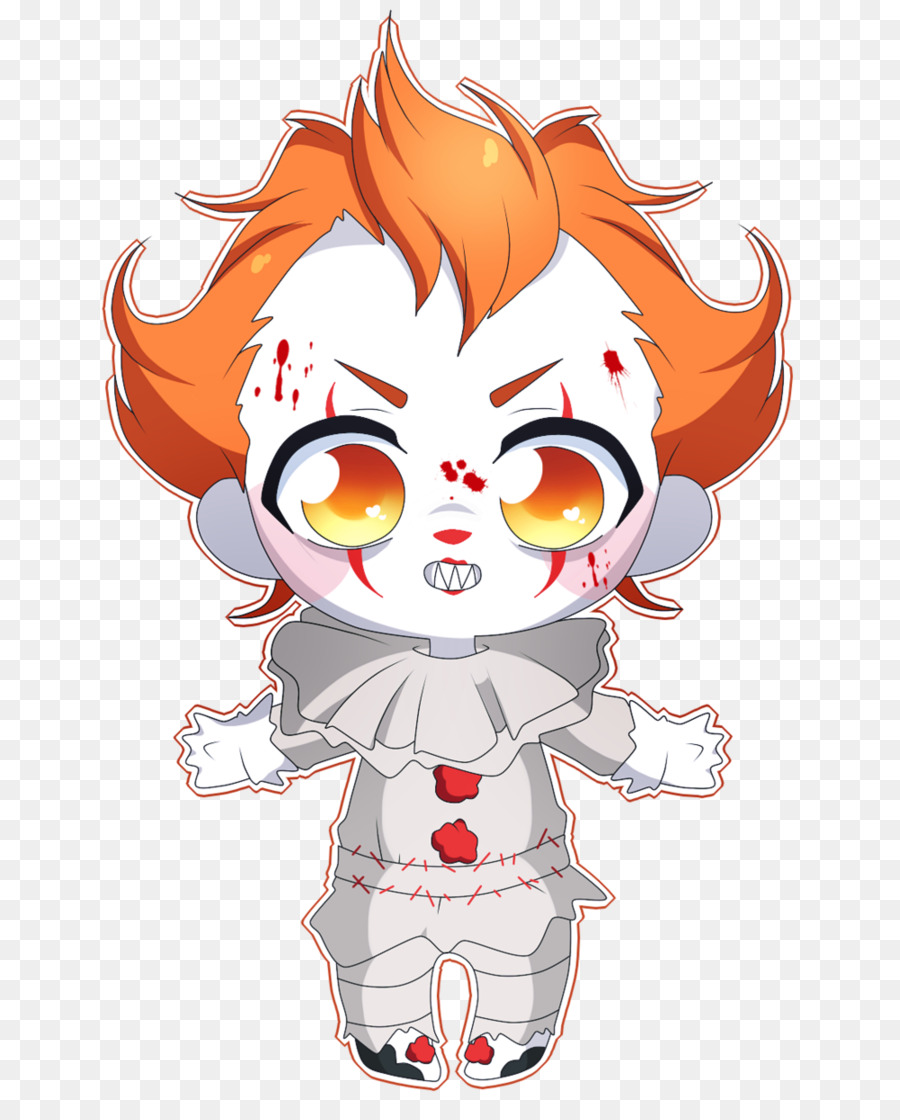 It Drawing Fan art Clown - pennywise png download - 721*1109 - Free Transparent  png Download.