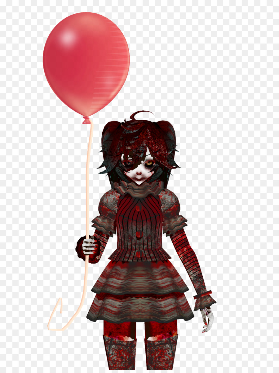 It Hatsune Miku MikuMikuDance Evil clown YouTube - pennywise the clown png download - 670*1191 - Free Transparent  png Download.
