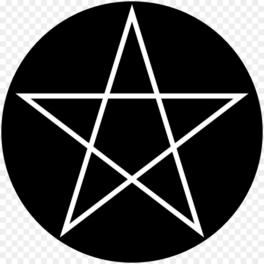 Pentagram Pentacle Drawing - wicca png download - 1024*1024 - Free Transparent Pentagram png Download.