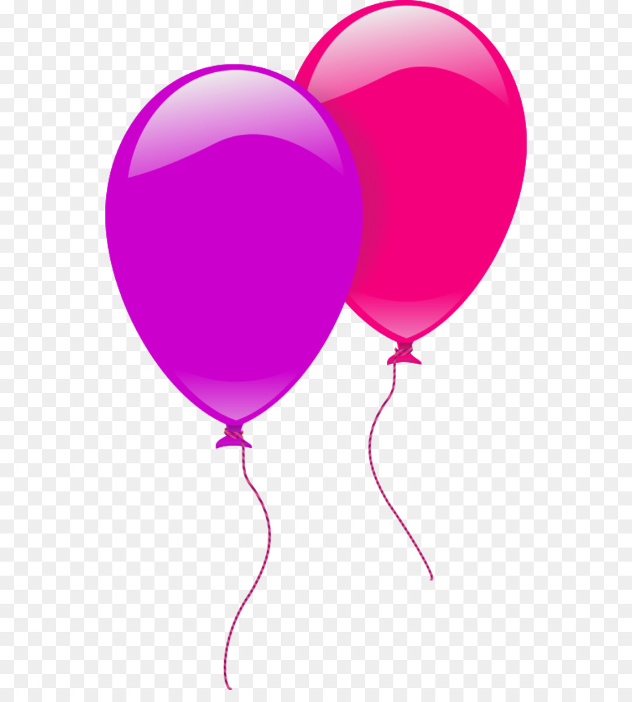 Balloon Birthday Party Clip art - Party Balloons Clipart png download - 600*983 - Free Transparent Balloon png Download.