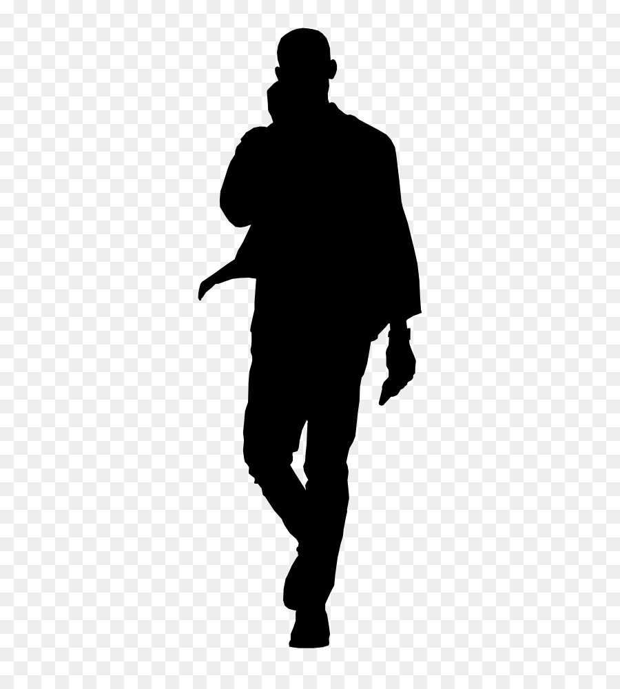human silhouette walking png
