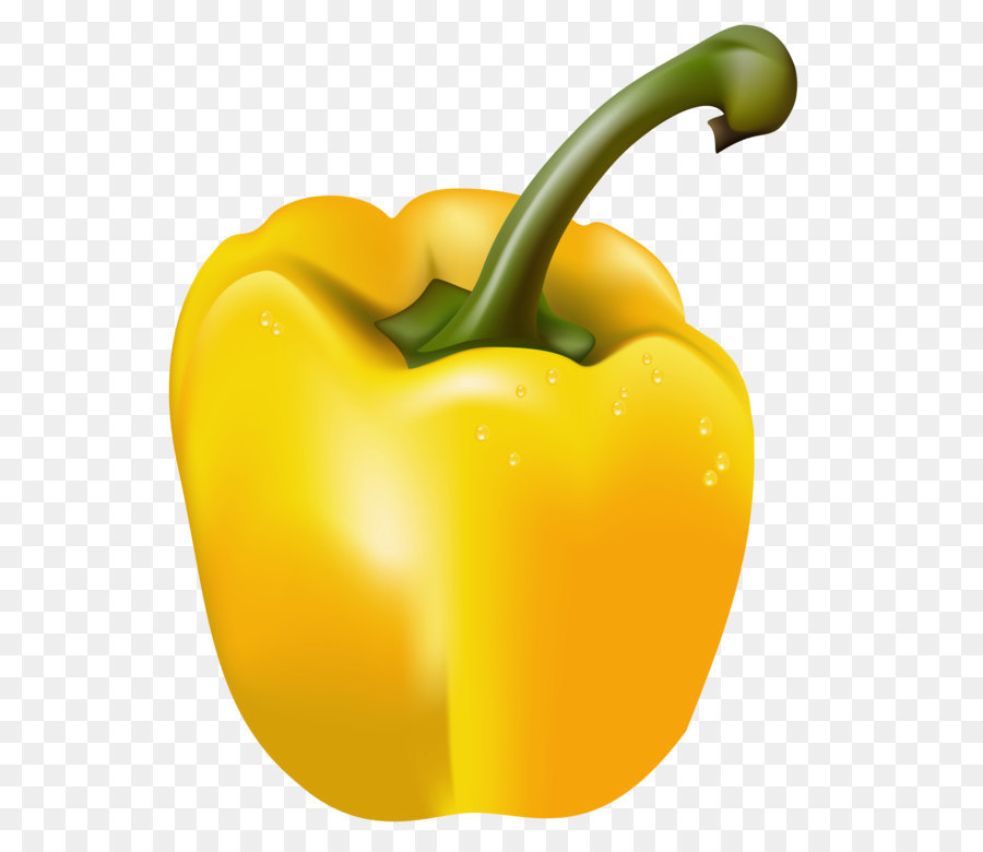 Bell pepper Yellow pepper Chili pepper Vegetable Clip art - Transparent Yellow Pepper PNG Clipart Picture png download - 3366*4011 - Free Transparent Capsicum png Download.
