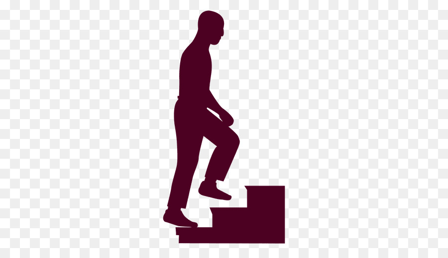 Silhouette Stairs Stair climbing Person - Silhouette png download - 512*512 - Free Transparent Silhouette png Download.