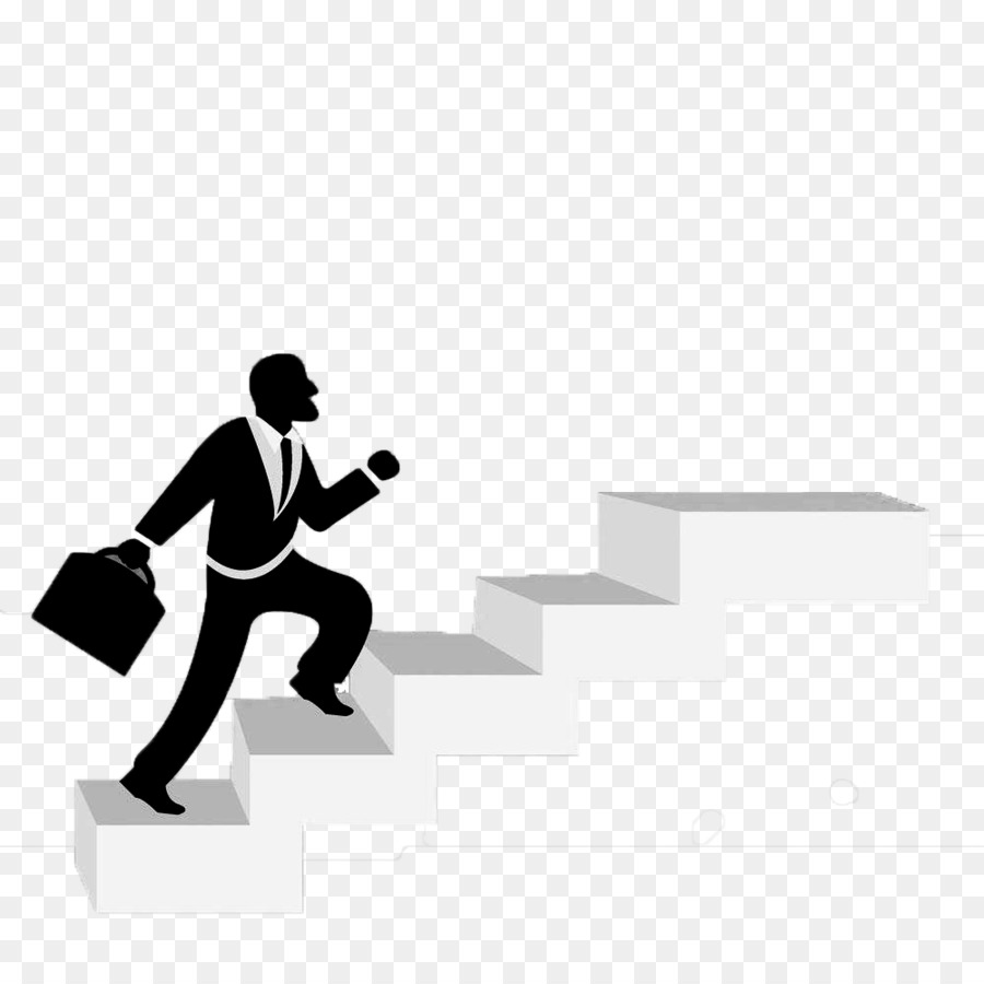Stairs Illustration - Business people climb the floor png download - 1000*1000 - Free Transparent Stairs png Download.