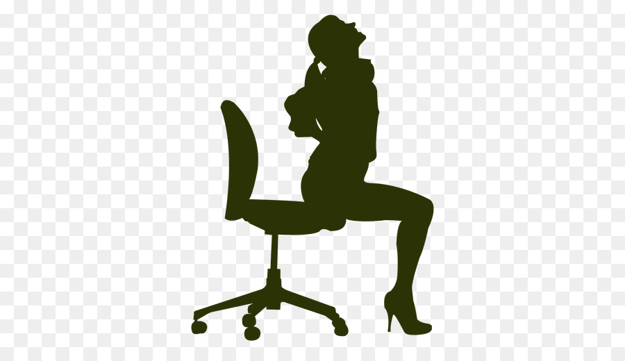 Sitting Standing desk Back pain Human back - avatar silhouettes png download - 512*512 - Free Transparent Sitting png Download.