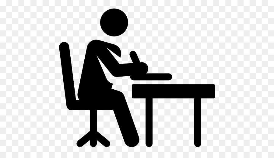 Writing Computer Icons Stick figure Clip art - man working desk png download - 512*512 - Free Transparent Writing png Download.