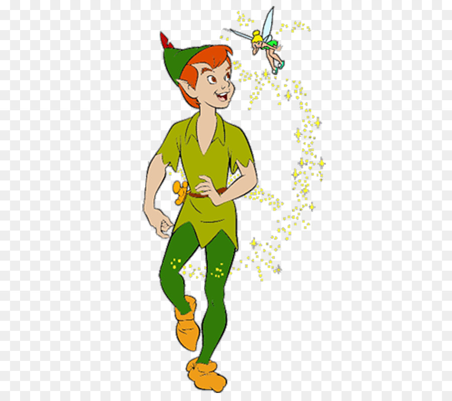 Peter Pan Tinker Bell Peter and Wendy Captain Hook - Cartoon Peter Pan and elf Ding Keling png download - 789*789 - Free Transparent Peter Pan png Download.