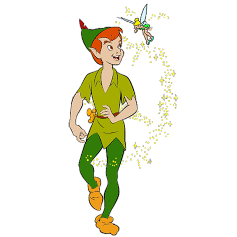 Peter Pan Tinker Bell Peter and Wendy Captain Hook - Cartoon Peter Pan ...