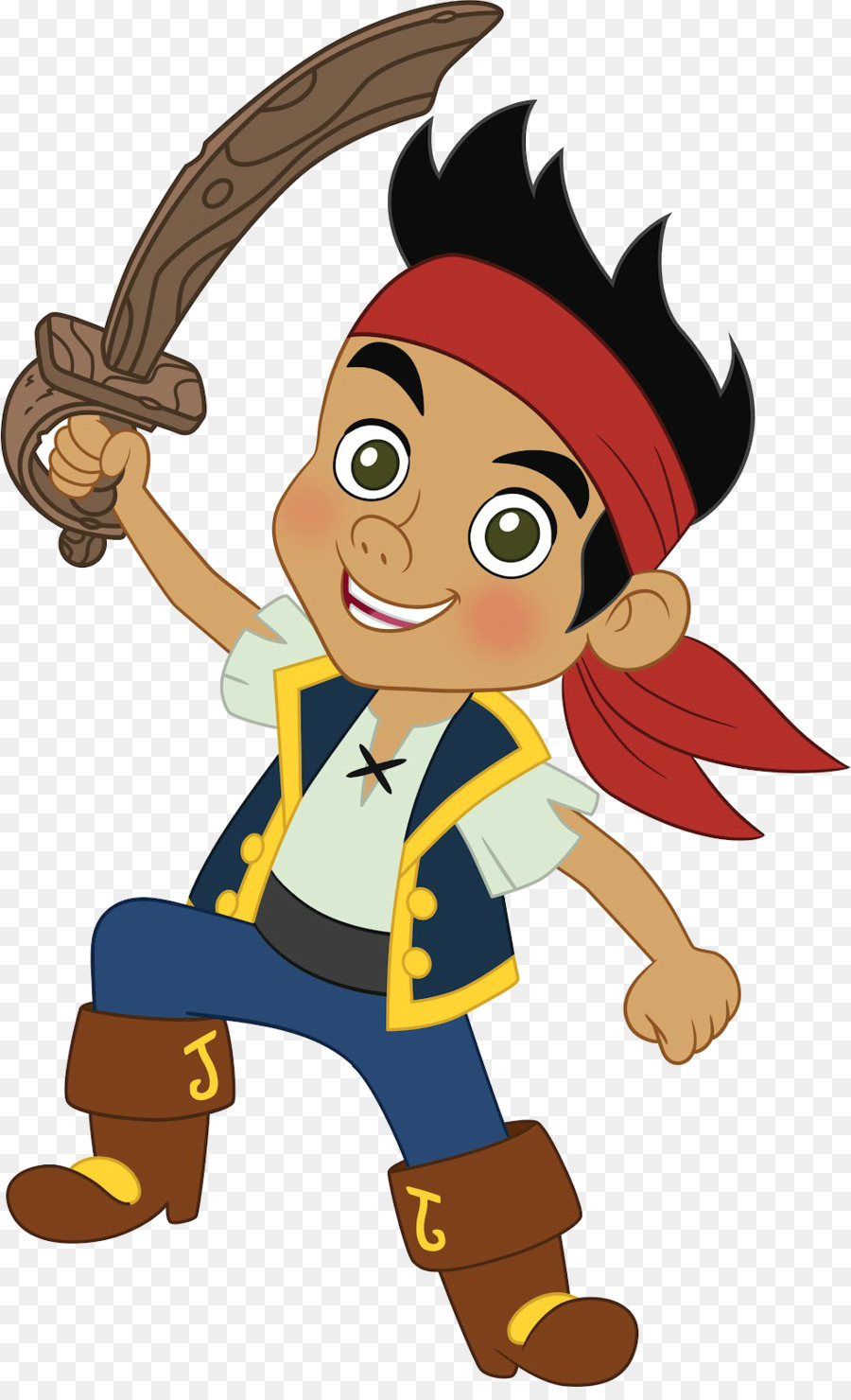 Piracy Peter Pan Disney Junior Neverland Captain Bogg and Salty - jack png download - 981*1598 - Free Transparent Piracy png Download.