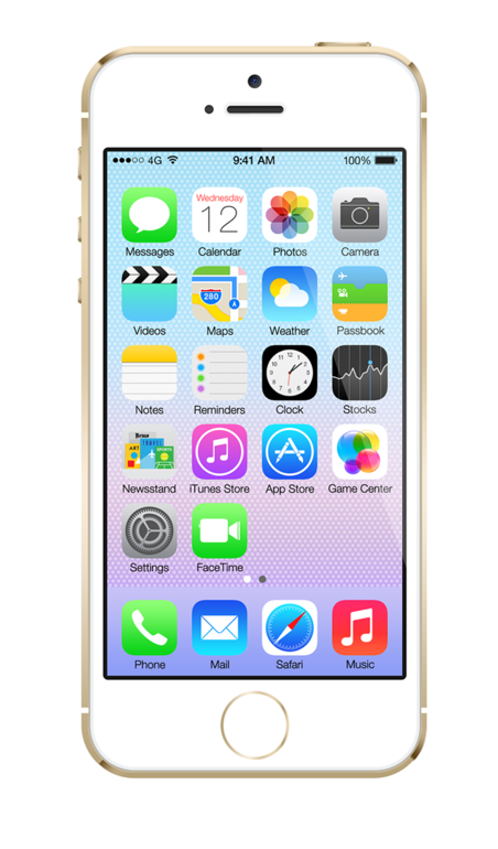 iphone 5c png white