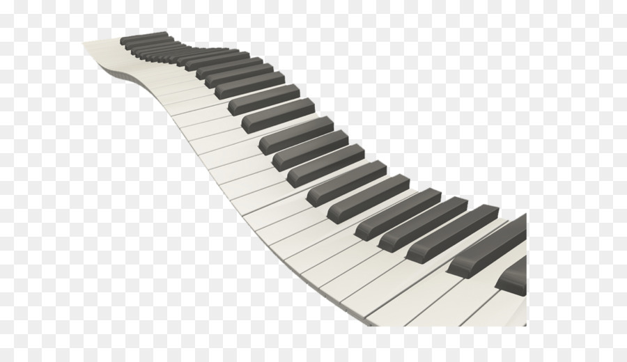 Piano Musical keyboard Clip art - Wavy Piano Keys PNG png download - 700*511 - Free Transparent  png Download.