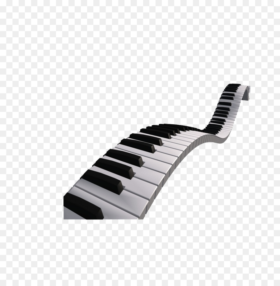 Piano Musical keyboard Clip art - Black and white piano keys png download - 1024*1045 - Free Transparent Piano png Download.
