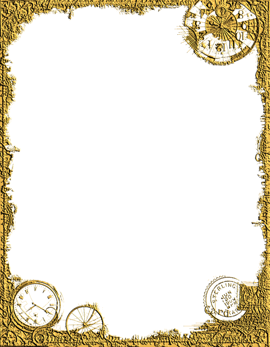 Picture Frames Steampunk Clip Art Border Png Png Download 9001159