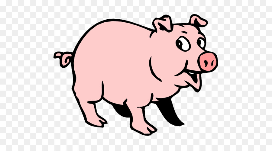 Wild boar Pig roast Clip art - cartoon pig png download - 545*496 - Free Transparent Wild Boar png Download.