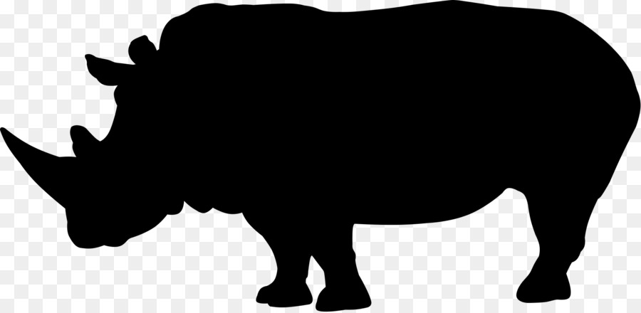 Rhinoceros Scalable Vector Graphics Clip art Portable Network Graphics Drawing - show pig silhouette png vector png download - 2000*973 - Free Transparent Rhinoceros png Download.