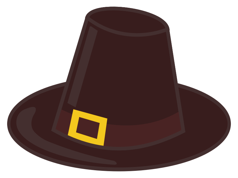 Fedora Pilgrims hat Clip art - Brown Hat Cliparts png download - 800* ...