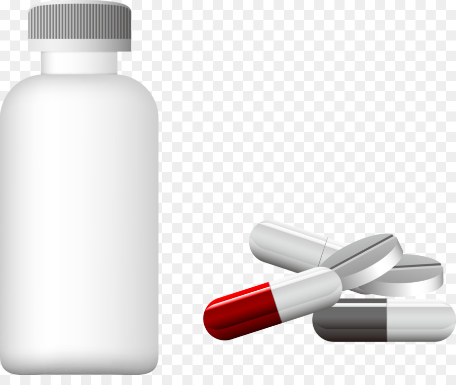 Dietary supplement Capsule Bottle - Vector hand-painted bottles pills and capsules png download - 1621*1333 - Free Transparent Dietary Supplement png Download.