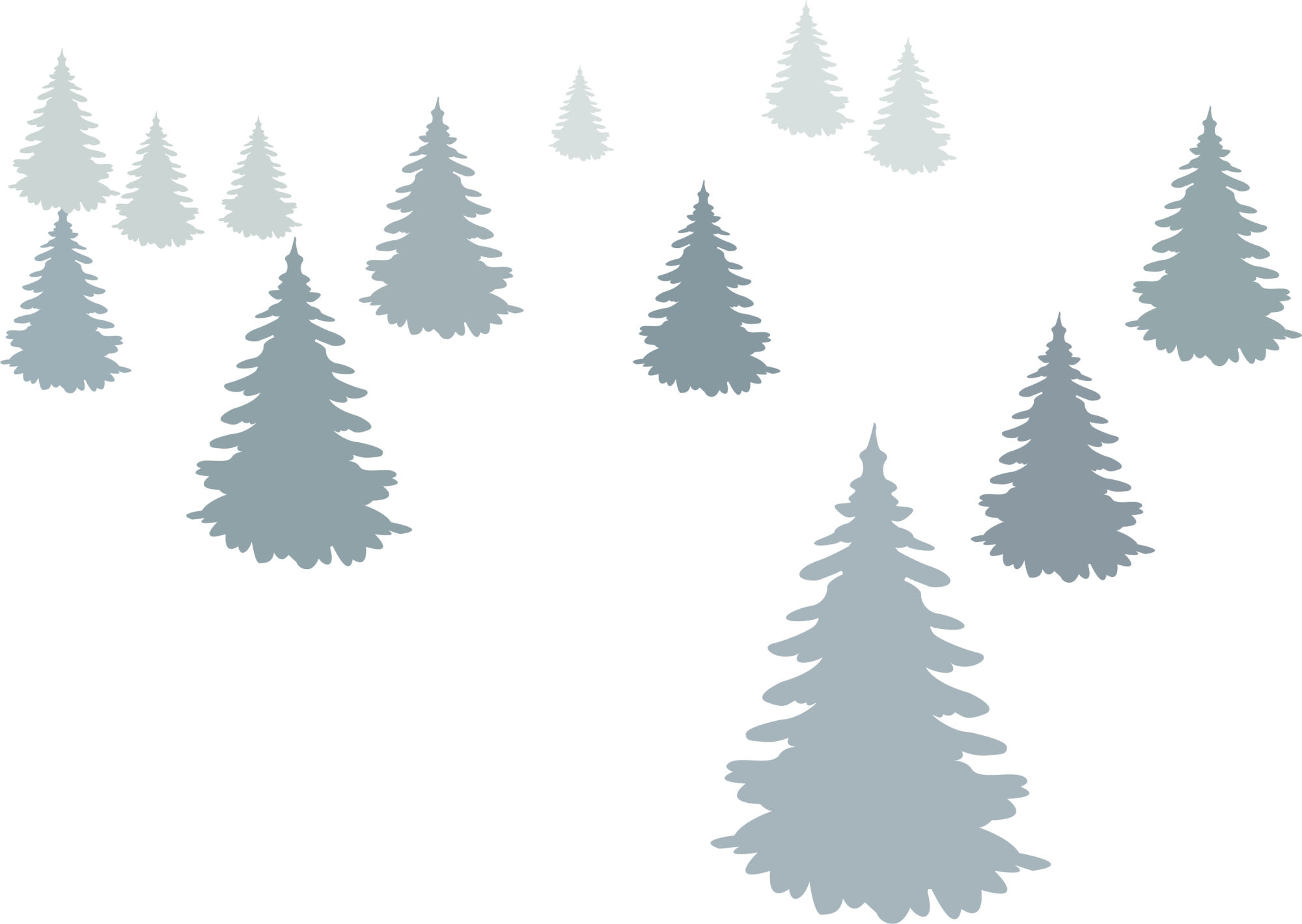Christmas tree Fir Illustration - Green and simple trees png download ...