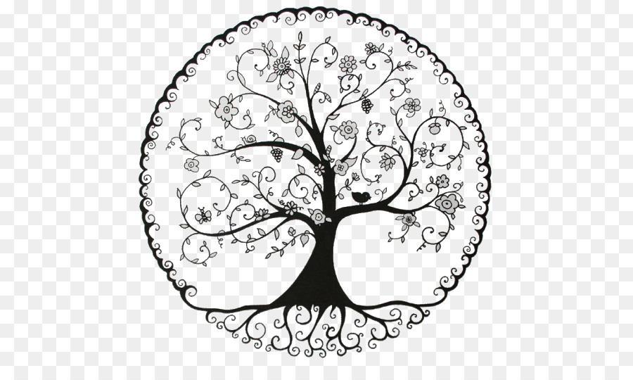 Tree of life Pine Drawing Symbol - tree png download - 530*524 - Free Transparent Tree png Download.