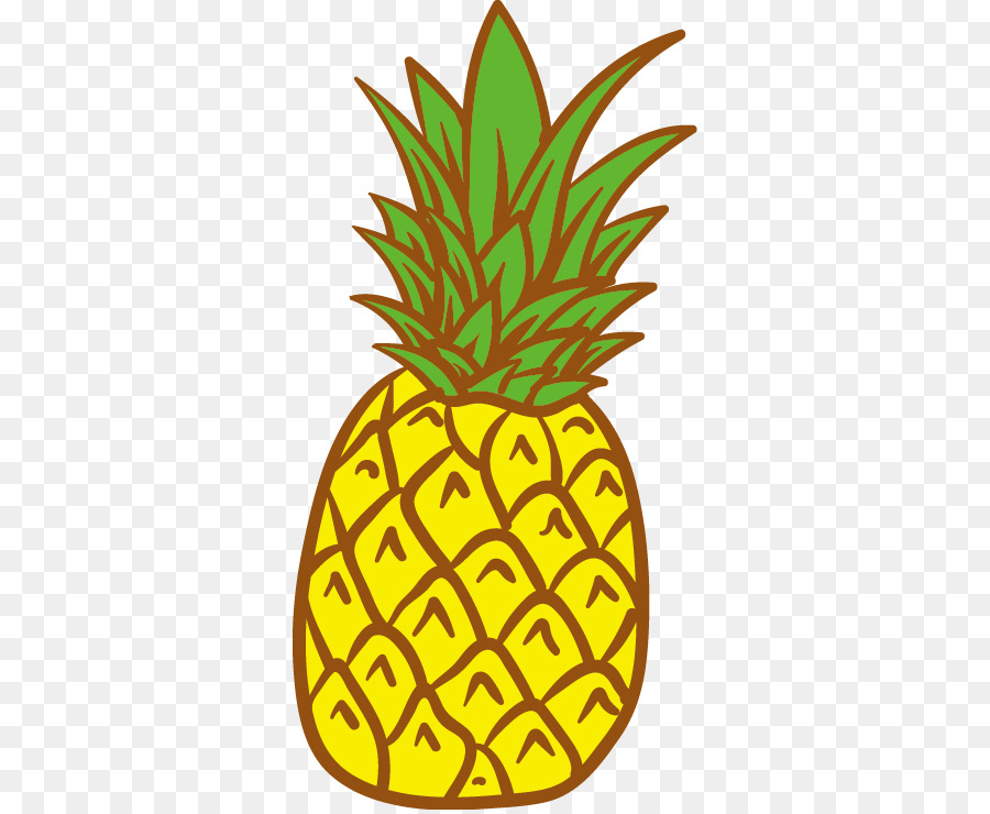 Pineapple Clip art - Vector Pineapple png download - 368*736 - Free Transparent Pineapple png Download.